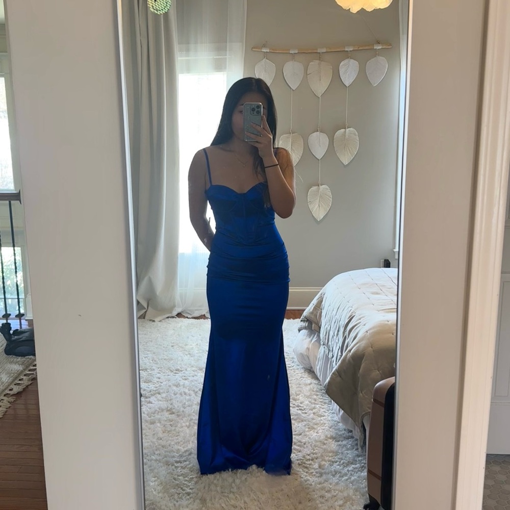 Formal Satin Mermaid Dress